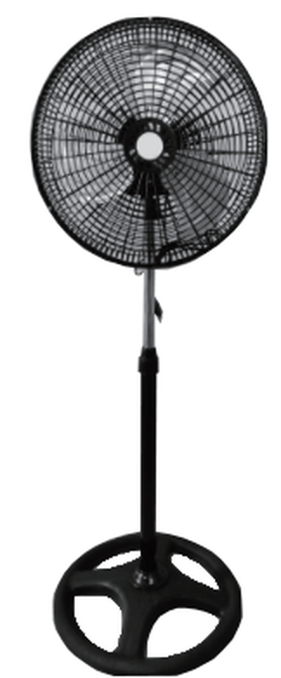 16 Inch Stand Fan With 4 Holes Lightweight Plastic Base